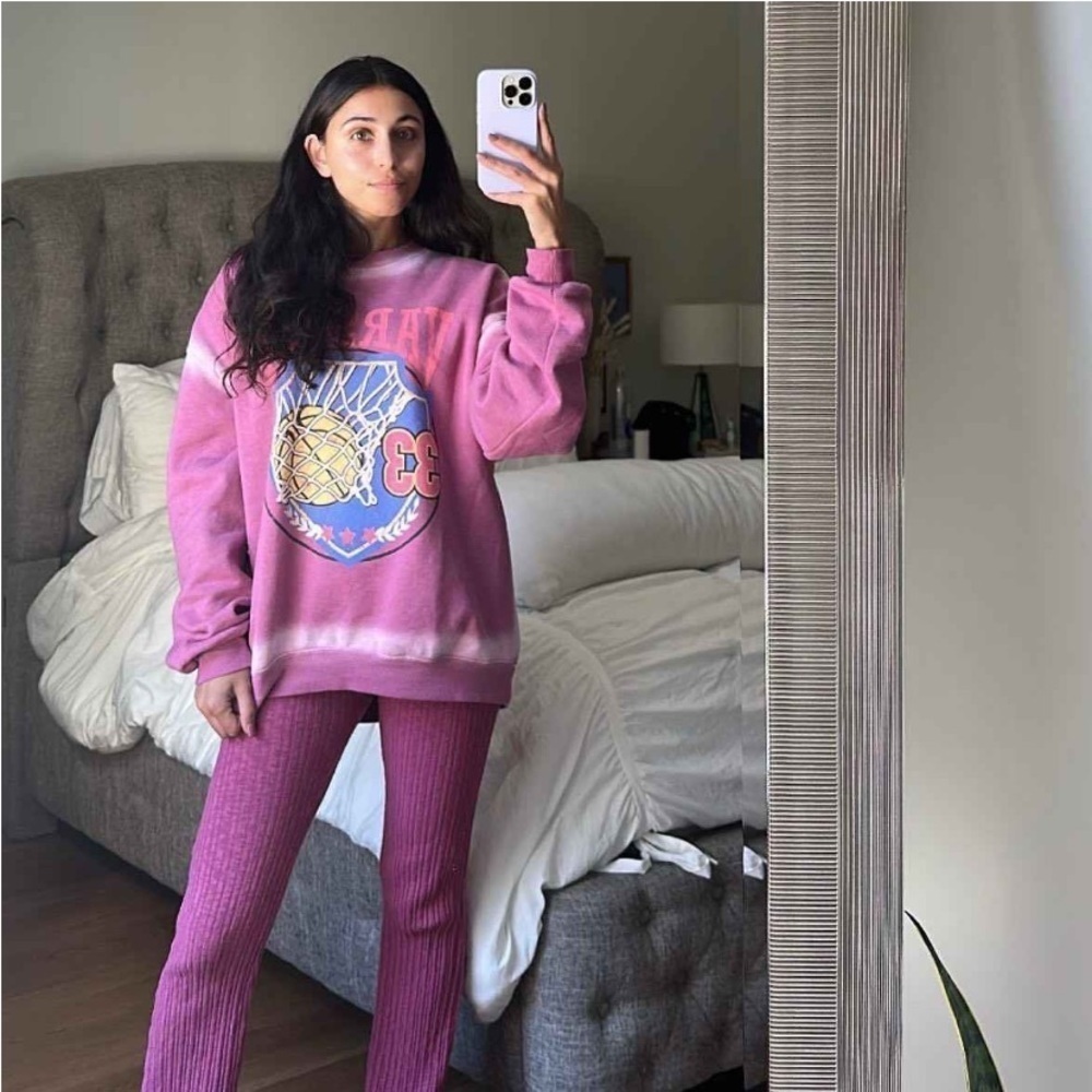 Wild fable pink oversized basketball sweatshirt nwt - Picture 4 of 5
